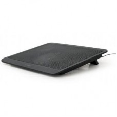 Подставка для ноутбука Gembird 15.6", 1x125 mm fan, black (NBS-1F15-03)