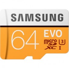Карта памяти Samsung 64GB microSD class 10 UHS-I U3 Evo (MB-MP64GA/APC)