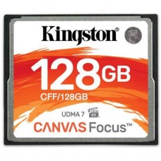 Карта памяти Kingston Compact Flash Card 128Gb Canvas Focus UDMA7 (CFF/128GB)