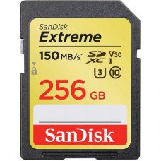 Карта памяти SanDisk 256GB SDXC class 10 UHS-I U3 Extreme (SDSDXV5-256G-GNCIN)