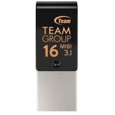 USB флеш накопитель Team 16GB M181 Black USB 3.1/Type-C (TM181316GB01)