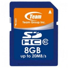 Карта памяти Team 8GB SDHC class 10 (TSDHC8GCL1001)