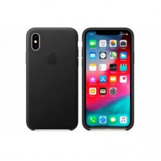 Чехол для моб. телефона Apple iPhone XS Leather Case - Black, Model (MRWM2ZM/A)