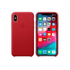 Чехол для моб. телефона Apple iPhone XS Leather Case - (PRODUCT)RED, Model (MRWK2ZM/A)