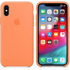 Чехол для моб. телефона Apple iPhone XS Silicone Case - Papaya (MVF22ZM/A)