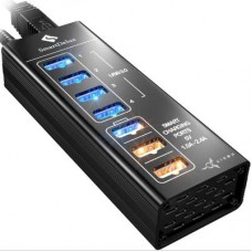Концентратор AirOn SmartDelux 4-ports USB 3.0 + 3-ports super charging (86000150125)