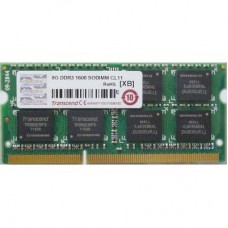 Модуль памяти для ноутбука SoDIMM DDR3 8GB 1600 MHz Transcend (JM1600KSH-8G)