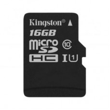 Карта памяти Kingston 16GB microSDHC class 10 Canvas Select Plus 100R A1 (SDCS2/16GBSP)
