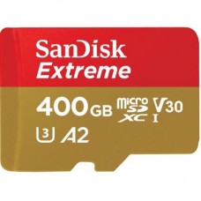 Карта памяти SanDisk 400GB microSDXC class 10 UHS-I U3 A2 V30 Extreme (SDSQXA1-400G-GN6MA)