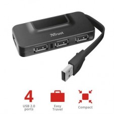 Концентратор Trust Oila 4 Port BLACK (20577)