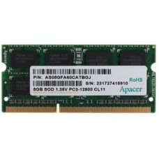 Модуль памяти для ноутбука SoDIMM DDR3 8GB 1600 MHz Apacer (DV.08G2K.KAM)