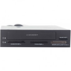 Считыватель флеш-карт Gembird SD/MMC/RS-MMC/MicroSD + 2.5'' HDD/SSD (FDI2-ALLIN1-03)