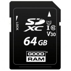 Карта памяти Goodram 64GB SDXC class 10 UHS-I (S1A0-0640R12)