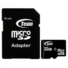 Карта памяти Team 32GB microSDHC class 4 (TUSDH32GCL403)