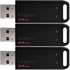 USB флеш накопитель Kingston 3x64GB DataTraveler 20 USB 2.0 (DT20/64GB-3P)