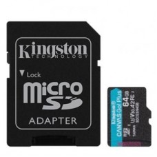 Карта памяти Kingston 64GB microSDXC class 10 UHS-I U3 A2 Canvas Go Plus (SDCG3/64GB)