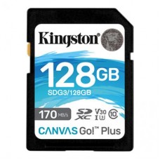 Карта памяти Kingston 128GB SDXC class 10 UHS-I U3 Canvas Go Plus (SDG3/128GB)