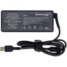 Блок питания к ноутбуку Grand-X Lenovo (20V 4.5A 90W) Square (LE90WQC)