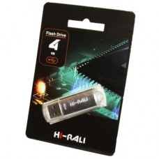 USB флеш накопитель Hi-Rali 4GB Rocket Series Silver USB 2.0 (HI-4GBVCSL)
