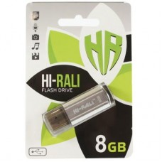 USB флеш накопитель Hi-Rali 8GB Stark Series Silver USB 2.0 (HI-8GBSTSL)