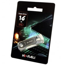 USB флеш накопитель Hi-Rali 16GB Shuttle Series Silver USB 2.0 (HI-16GBSHSL)