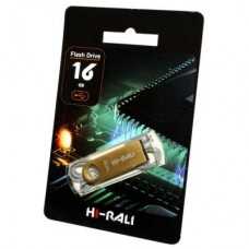 USB флеш накопитель Hi-Rali 16GB Rocket Series Gold USB 2.0 (HI-16GBSHGD)