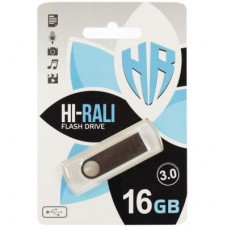 USB флеш накопитель Hi-Rali 16GB Shuttle Series Silver USB 3.0 (HI-16GB3SHSL)