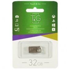 USB флеш накопитель T&G 32GB 109 Metal Series Silver USB 2.0 (TG109-32G)