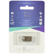 USB флеш накопитель T&G 8GB 109 Metal Series Silve USB 2.0 (TG109-8G)