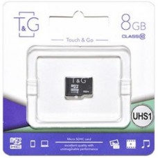 Карта памяти T&G 8GB microSDHC class 10 UHS-I (TG-8GBSD10U1-00)