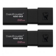 USB флеш накопитель Kingston 2x32GB DataTraveler 100 G3 USB 3.1 (DT100G3/32GB-2P)
