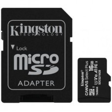 Карта памяти Kingston 2x16GB microSDHC Class 10 UHS-I Canvas Select Plus (SDCS2/16GB-2P1A)
