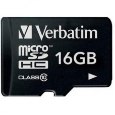 Карта памяти Verbatim 16GB microSDHC Class 10 (44082)