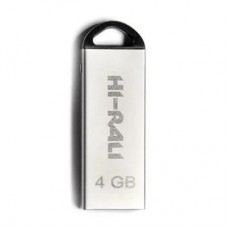 USB флеш накопитель Hi-Rali 4GB Fit Series Silver USB 2.0 (HI-4GBFITSL)