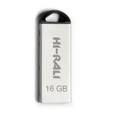 USB флеш накопитель Hi-Rali 16GB Fit Series Silver USB 2.0 (HI-16GBFITSL)