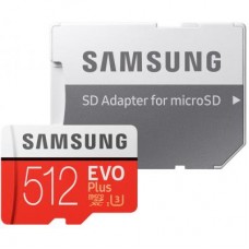 Карта памяти Samsung 512GB microSD class 10 UHS-I U3 Evo Plus V2 (MB-MC512HA/RU)