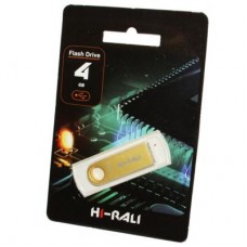 USB флеш накопитель Hi-Rali 4GB Shuttle Series Gold USB 2.0 (HI-4GBSHGD)