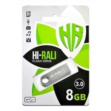 USB флеш накопитель Hi-Rali 8GB Shuttle Series Silver USB 3.0 (HI-8GB3SHSL)