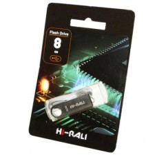 USB флеш накопитель Hi-Rali 8GB Shuttle Series Silver USB 2.0 (HI-8GBSHSL)