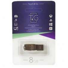 USB флеш накопитель T&G 8GB 100 Metal Series Silver USB 2.0 (TG100-8G)