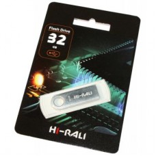 USB флеш накопитель Hi-Rali 32GB Shuttle Series Silver USB 2.0 (HI-32GBSHSL)