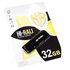 USB флеш накопитель Hi-Rali 32GB Taga Series Black USB 2.0 (HI-32GBTAGBK)