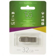 USB флеш накопитель T&G 32GB 100 Metal Series Silver USB 2.0 (TG100-32G)