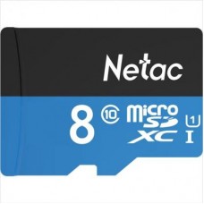 Карта памяти Netac 8GB microSD class 10 (NT02P500STN-008G-S)