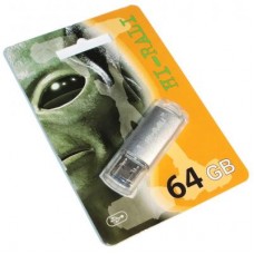 USB флеш накопитель Hi-Rali 64GB Rocket Series Silver USB 3.0 (HI-64GB3VCSL)