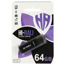 USB флеш накопитель Hi-Rali 64GB Stark Series Black USB 2.0 (HI-64GBSTBK)