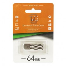 USB флеш накопитель T&G 64GB 103 Metal Series Silver USB 2.0 (TG103-64G)