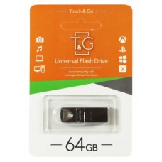 USB флеш накопитель T&G 64GB 117 Metal Series Black USB 2.0 (TG117BK-64G)