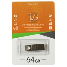 USB флеш накопитель T&G 64GB 117 Metal Series Silver USB 2.0 (TG117SL-64G)