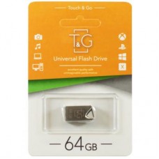 USB флеш накопитель T&G 64GB 109 Metal Series Silver USB 2.0 (TG109-64G)